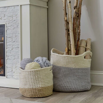 Color-Block Storage Baskets