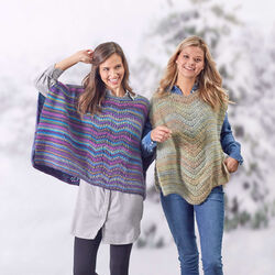 Lace Panel Poncho