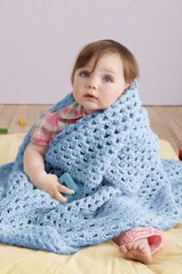 Crochet Patterns Galore - Brilliant Colors Baby Throw