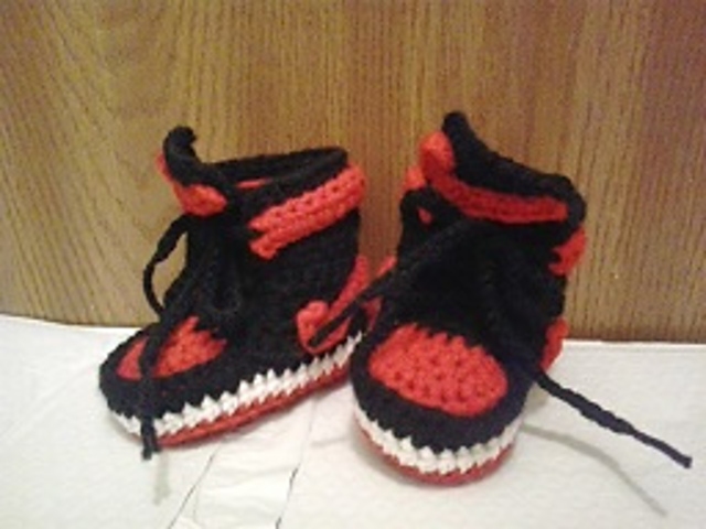 crochet jordan shoes free pattern