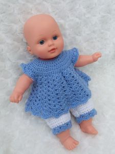 crochet patterns for baby dolls clothes free