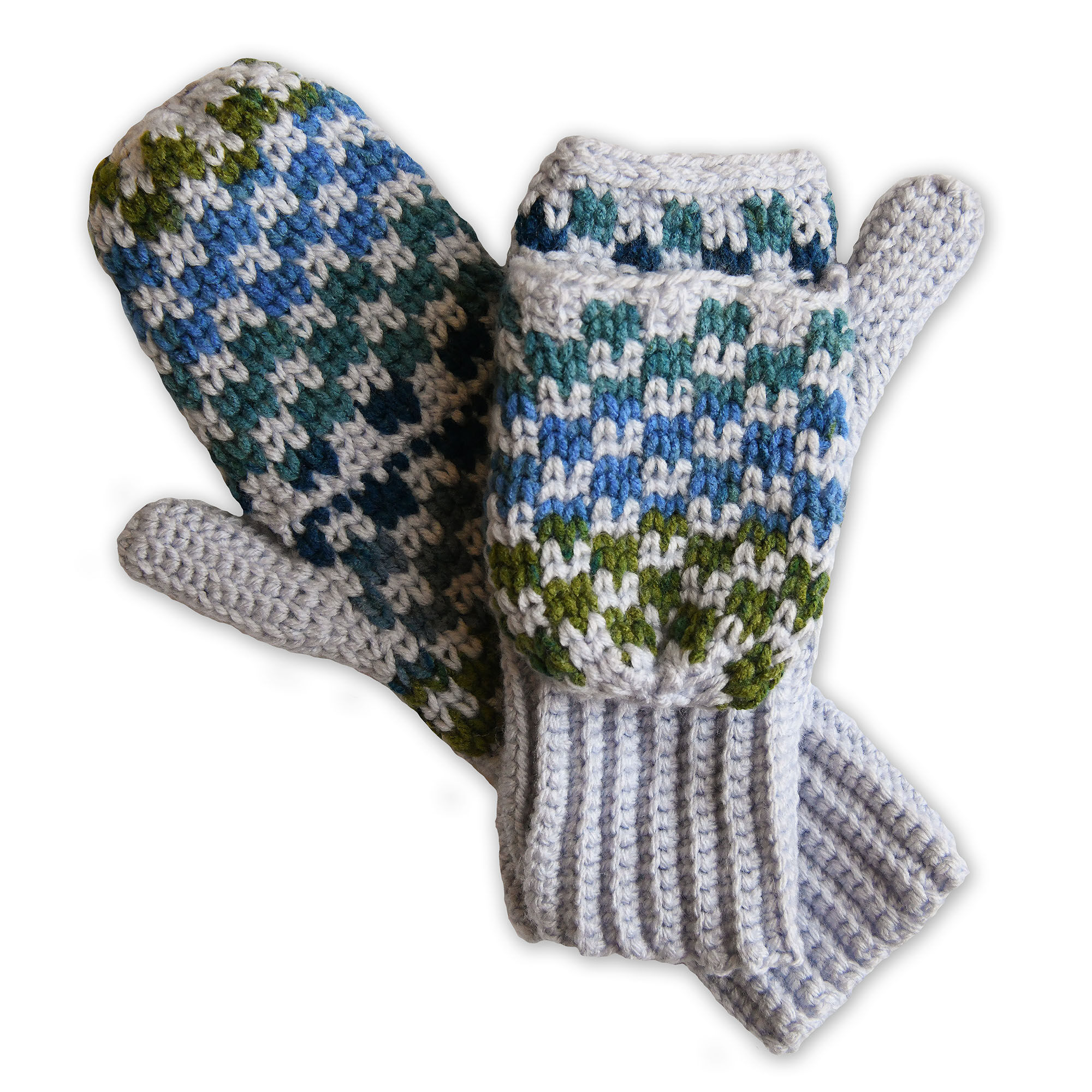 Crochet Patterns Galore - Red Heart 3 in 1 Hand Warmers