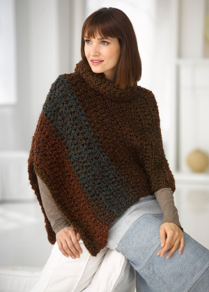 Crochet Patterns Galore - Cozy Cocoon Poncho