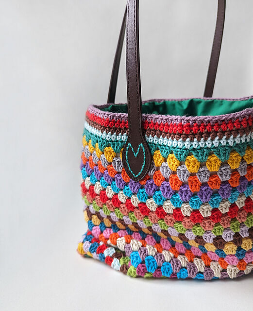 Crochet Patterns Galore - Cotton Granny Tote