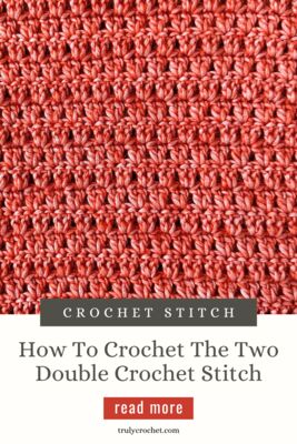 The Two Double Crochet Stitch