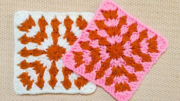 Trickle Down  Granny Square Block