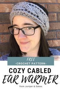 Cozy Cabled Ear Warmer/Handband