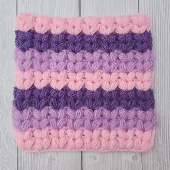 How To Crochet The Puff V Stitch