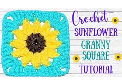 Sunflower Granny Square