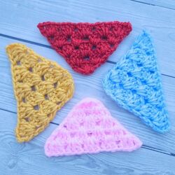 How To Crochet A Quarter Granny Square