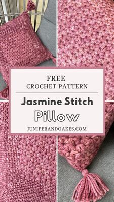 Jasmine Stitch Pillow