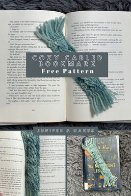 Crochet Patterns Galore - Cozy Cabled Bookmark