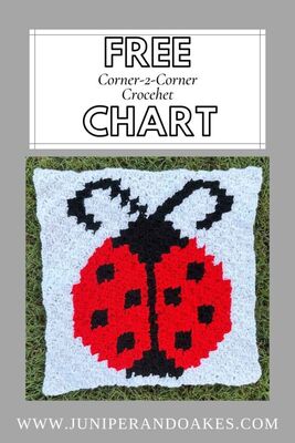 Lady Bug C2C Square