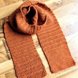 Learning to Crochet Scarf