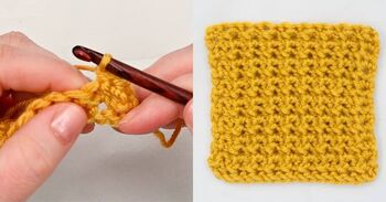 How To Single Crochet Front and Back Post Ribbing