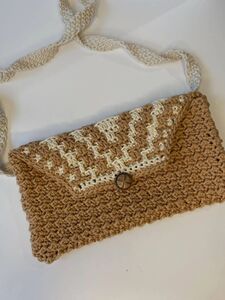 Vintage Mosaic Crochet Handbag