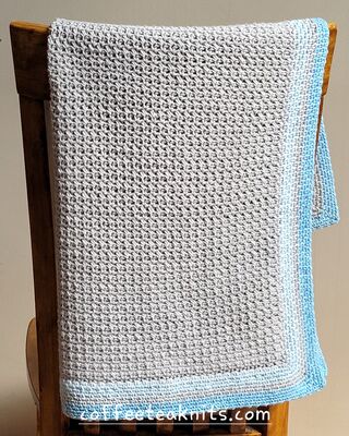 Silver Clusters Baby Blanket