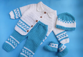 Baby Beanie and Booties