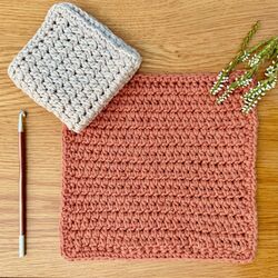 Wide Hdc Crochet Washcloth