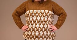 Mosaic Crochet Sweater