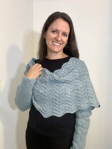 Crochet Sweater Wrap Scarf