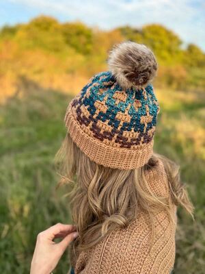 Labyrinth Mosaic Hat