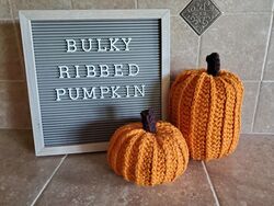 Bulky Ribbed Pumpkin