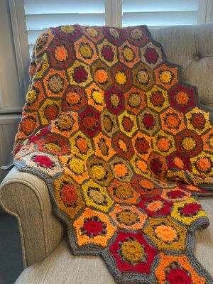 Autumn Fireworks Blanket