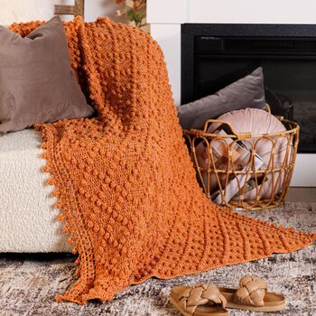 Textured Diamond Throw