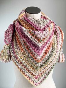 Mountain Trail Triangle Shawl