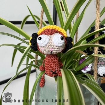 Headphone Derp Monkey Amigurumi