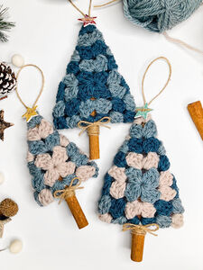 Granny Square Christmas Trees