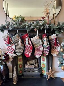 Yuletide Mosaic Stockings