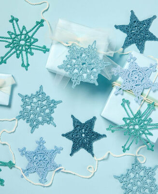 Starry Night Snowflake Garland