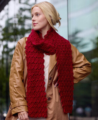 Offset Blocks Scarf