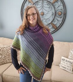 So Fond of Rainbows Shawl