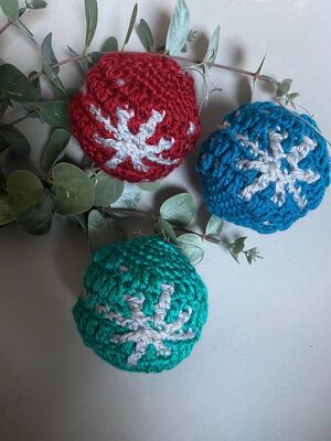 Snowflake Bauble Ornament