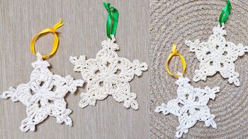 Snowdrift Snowflake Ornament