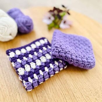 Lavender Fields Washcloth