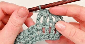 How to tr2tog in Crochet – Treble Crochet 2 Together