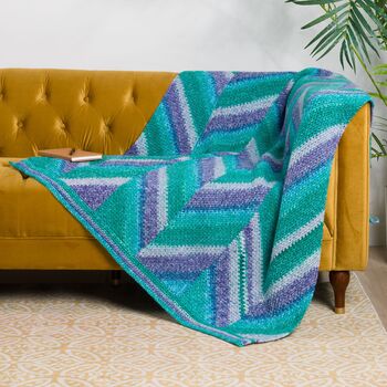 Change Of Stripes Panel Blanket