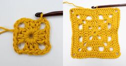 How To Crochet a Checkered Granny Square