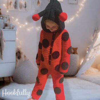 Ladybug Onesie Pajamas