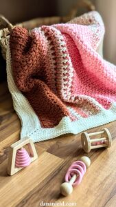 Feather Stitch Baby Blanket