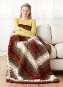 Crochet Patterns Galore - Vintage On The Bias Afghan