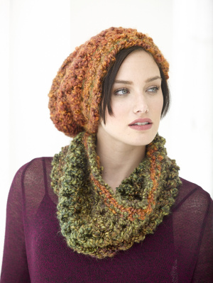 Crochet Patterns Galore - Quick Cushy Hat And Cowl Set