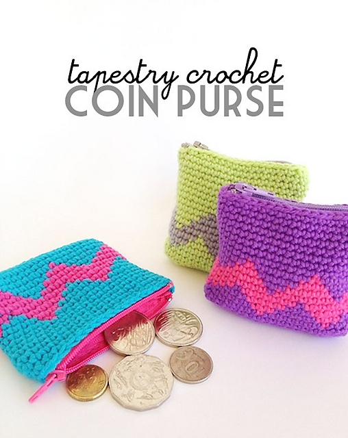 Crochet Patterns Galore - Tapestry Coin Purse