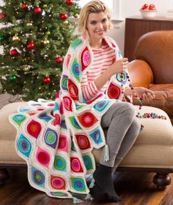 Retro Ornament Throw