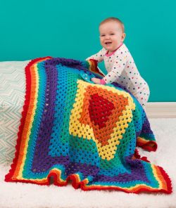 Radiant Rainbow Blanket