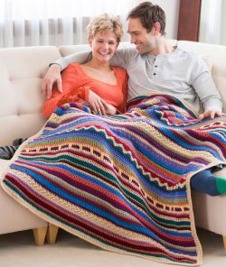 Southwestern Rainbow Throw